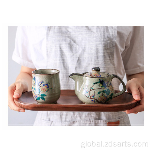 China Teapot Set Flowers and Birds Supplier